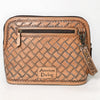 ADBG1719 American Darling Hand Tooled Crossbody Bag | Sunflower Western Purse