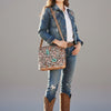 ADBG1719 American Darling Hand Tooled Crossbody Bag | Sunflower Western Purse