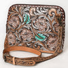 ADBG1719 American Darling Hand Tooled Crossbody Bag | Sunflower Western Purse