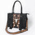 ADBG1721 American Darling Hand Tooled Floral & Crocodile Embossed Leather Western Tote Bag