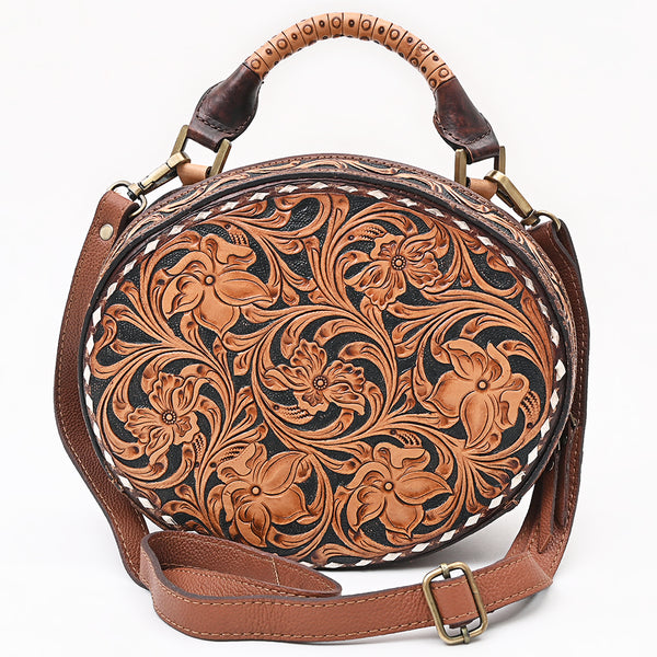 ADBGA780 American Darling Handcrafted Hand Tooled Leather Western Canteen Bag
