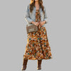 ADBG1712 American Darling Genuine Suede Crossbody Bag | Western Boot Stitched Crossbody Purse