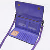ADBG1712 American Darling Genuine Suede Crossbody Bag | Western Boot Stitched Crossbody Purse