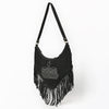 ADBGA733 American Darling Fringe Boot Stitched Genuine Leather Small Cross body Bag
