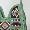 ADBGA782 American Darling Handcrafted Genuine Leather Small Cross body Bag Fringes