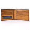 ADBGM529D Hand-Stitched Tan Leather Bifold Wallet - Western Mens Embroidered Cowboy Wallet