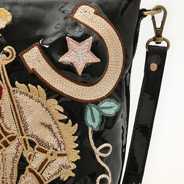 ADBGA785 American Darling Handcrafted Genuine Leather Cross body Bag Embroidery