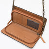 ADBGA787 American Darling Handcrafted Genuine Leather Organiser Bag Floral Carved