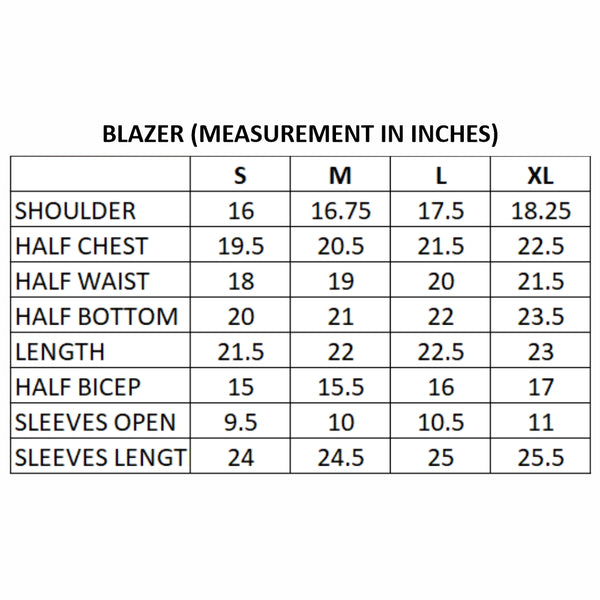 ADBZ062 American Darling Black Fabric Western Blazer Studded & Stitched Detail