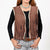 ADJKT056 Genuine Leather Women Shirt Jacket Dress