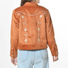 ADJKT057 Women Fabric Shirt Jacket Dress