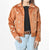 ADJKT057 Women Fabric Shirt Jacket Dress