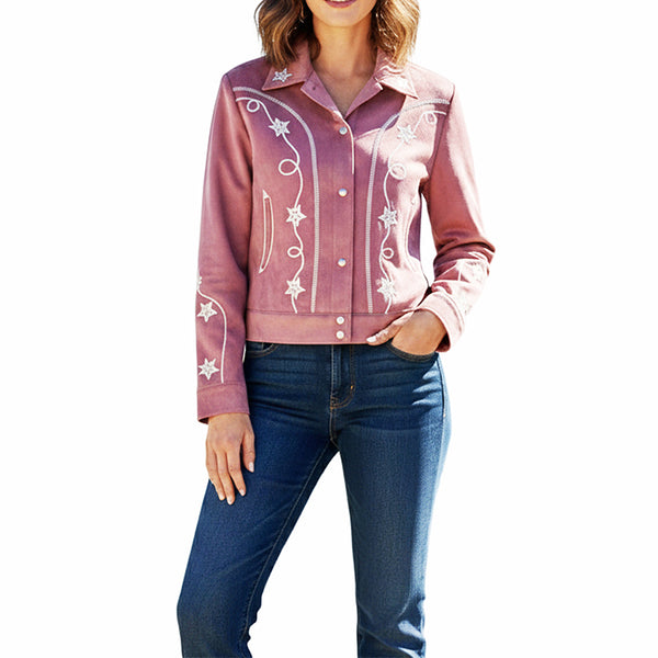 ADJKT058 Women Fabric Shirt Jacket Dress