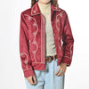 ADJKT060 American Darling Western Embroidered Fabric Snap Jacket