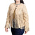 ADJKT067 Genuine Leather Women Shirt Jacket Dress