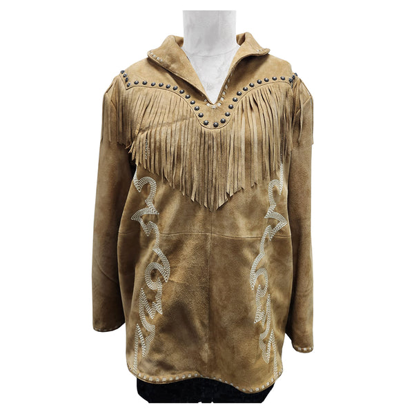ADSH042 Genuine Leather Women Shirt Jacket Dress