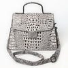 ADBG1729 American Darling Western Cross body Bag in Crocodile Embossed Full Grain Leather