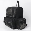 ADBGA795 American Darling Handcrafted Genuine Suede Leather Backpack Boot Stitched