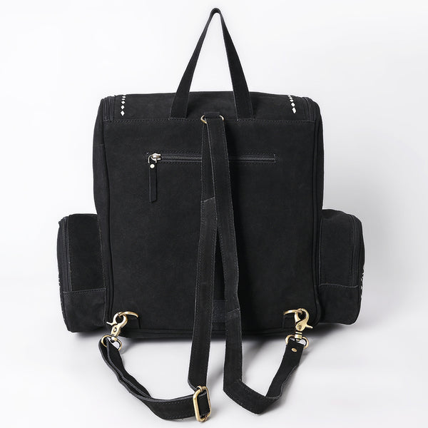 ADBGA795 American Darling Handcrafted Genuine Suede Leather Backpack Boot Stitched