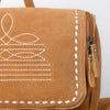 ADBGA795 American Darling Handcrafted Genuine Suede Leather Backpack Boot Stitched