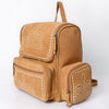 ADBGA795 American Darling Handcrafted Genuine Suede Leather Backpack Boot Stitched