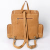 ADBGA795 American Darling Handcrafted Genuine Suede Leather Backpack Boot Stitched