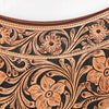 ADBGA797 American Darling Handcrafted Genuine Leather Small Cross body Bag Floral Carved