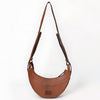 ADBGA797 American Darling Handcrafted Genuine Leather Small Cross body Bag Floral Carved