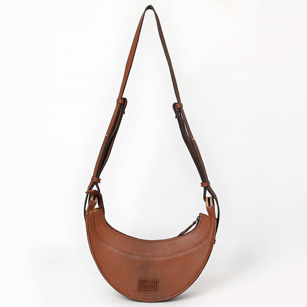 ADBGA797 American Darling Handcrafted Genuine Leather Small Cross body Bag Floral Carved