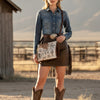 ADBGM675 Crossbody Hair-On Genuine Western Leather Women Bag