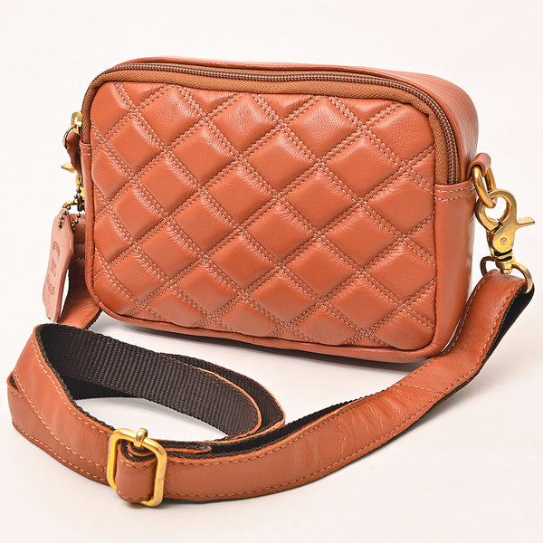 NMBGM183 Never Mind Handcrafted Quilted Leather Camera Bag