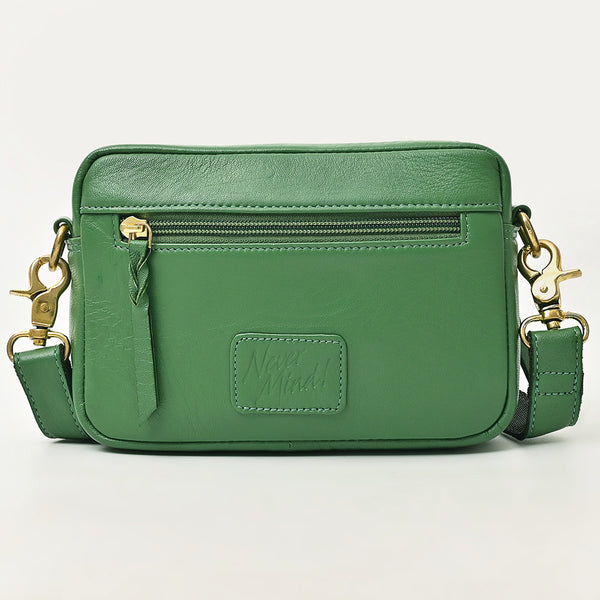 NMBGM183 Never Mind Handcrafted Quilted Leather Camera Bag