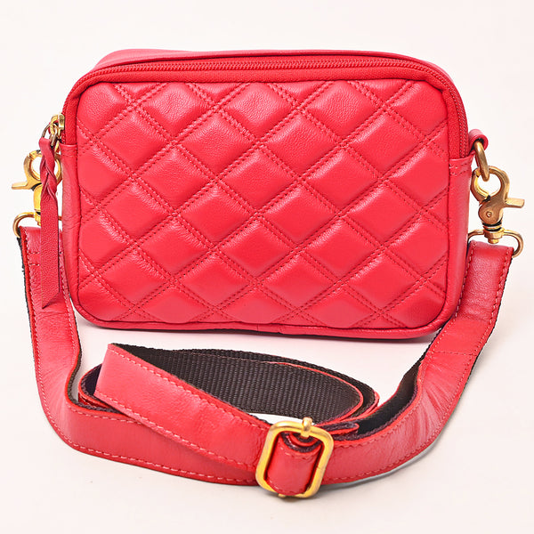 NMBGM183 Never Mind Handcrafted Quilted Leather Camera Bag