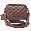 NMBGM183 Never Mind Handcrafted Quilted Leather Camera Bag