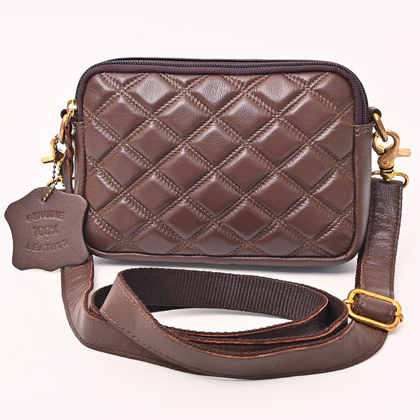 NMBGM183 Never Mind Handcrafted Quilted Leather Camera Bag