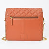 NMBGM187 Never Mind Diamond Quilted Leather Flap Shoulder Bag