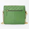NMBGM187 Never Mind Diamond Quilted Leather Flap Shoulder Bag