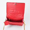 NMBGM187 Never Mind Diamond Quilted Leather Flap Shoulder Bag