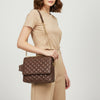 NMBGM187 Never Mind Diamond Quilted Leather Flap Shoulder Bag