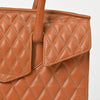 NMBGM189 American Darling Quilted Genuine Leather Satchel Tote