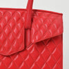 NMBGM189 American Darling Quilted Genuine Leather Satchel Tote