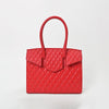 NMBGM189 American Darling Quilted Genuine Leather Satchel Tote