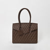 NMBGM189 American Darling Quilted Genuine Leather Satchel Tote