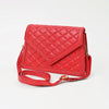 NMBGM191 Never Mind Quilted Leather Envelope Crossbody Bag