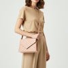 NMBGM191 Never Mind Quilted Leather Envelope Crossbody Bag