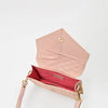 NMBGM191 Never Mind Quilted Leather Envelope Crossbody Bag