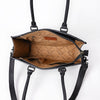 ADBG1737 American Darling Crocodile Embossed Western Leather Tote Bag