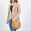 ADBGA802 American Darling Boot Stitched Suede Leather Cross body Bag with Concho