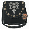 ADBGA803 American Darling Boot Stitched Suede Leather Cross body Bag with Concho