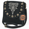 ADBGA803 American Darling Boot Stitched Suede Leather Cross body Bag with Concho